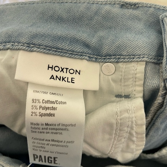 Anthro Paige Hoxton ankle raw hem denim - Picture 10 of 14